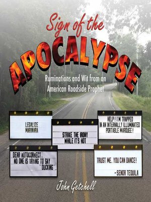 cover image of Sign of the Apocalypse: Ruminations and Wit from an American Roadside Prophet